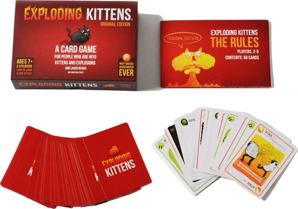 Επιτραπέζιο Παιχνίδι Exploding Kittens: Εκρηκτικά Γατάκια