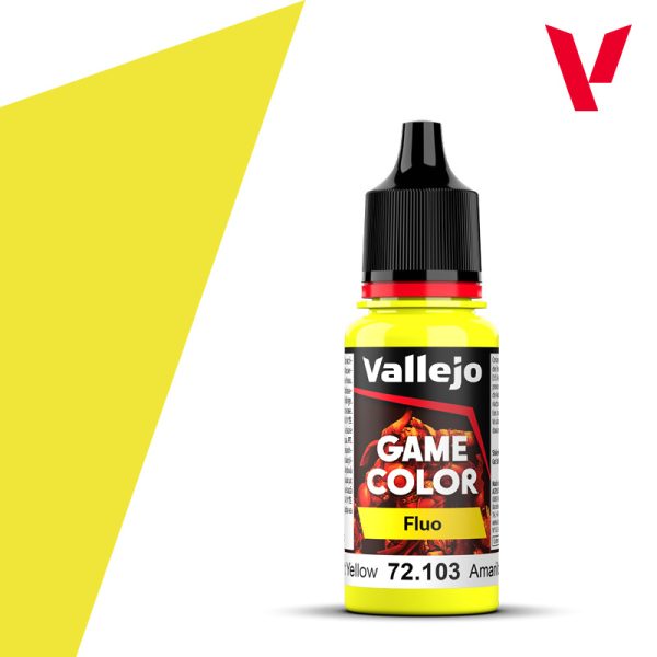 Vallejo Game Color - Fluorescent Yellow Χρώμα Μοντελισμού (18ml)