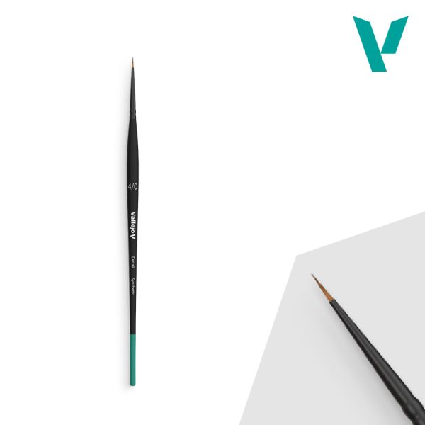 Vallejo - Synthetic Round - Detail No. 4/0 Brush