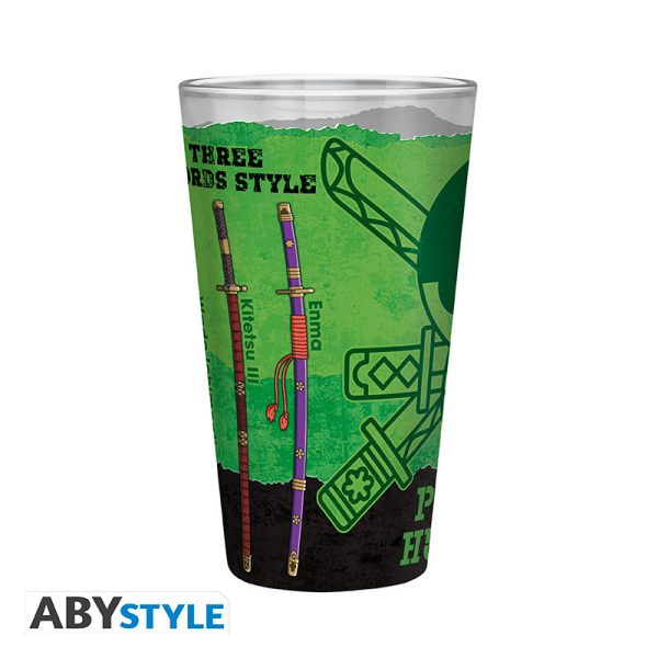 Abysse: One Piece - Zoro XXL Glass (400ml)