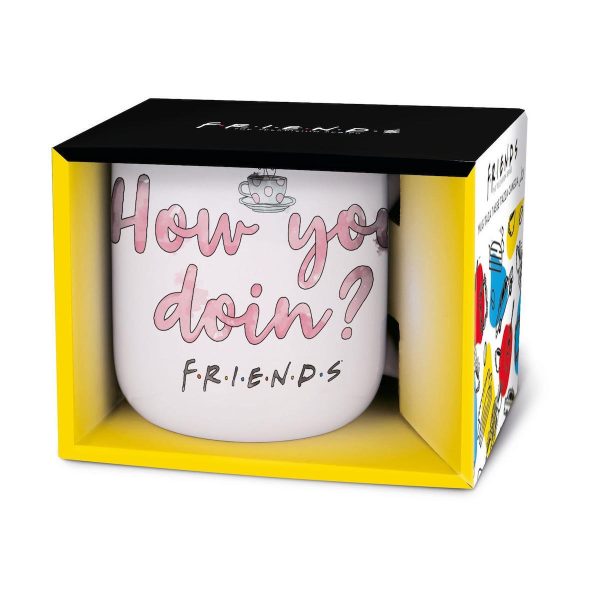 Stor: Friends How you Doin? - Young Adult Breakfast Mug In Gift Box (415ml)