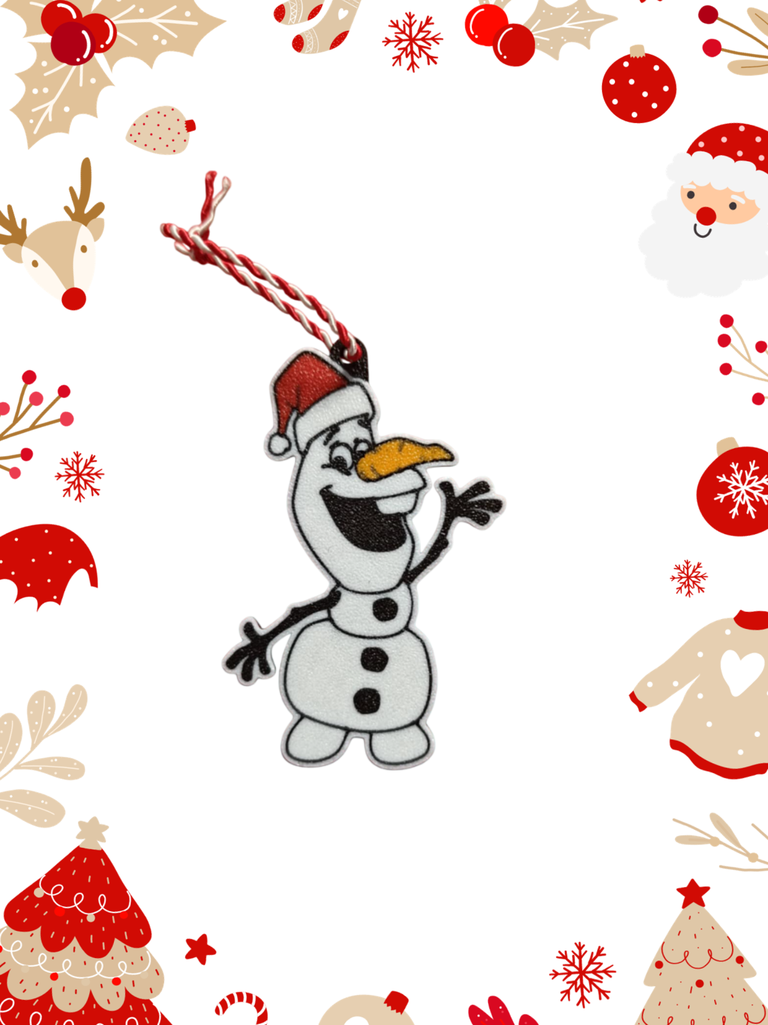 Olaf – 3D Printed Χριστουγεννιάτικο Στολίδι