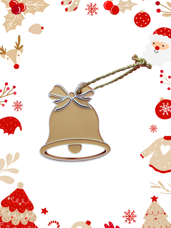 Καμπάνα – 3D Printed Χριστουγεννιάτικο Στολίδι