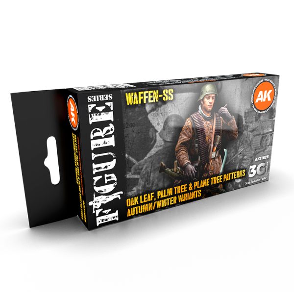 AK Paint Set: OAK LEAF, PALM TREE & PLANE TREE PATTERNS AUTUMN/WINTER VARIANTS