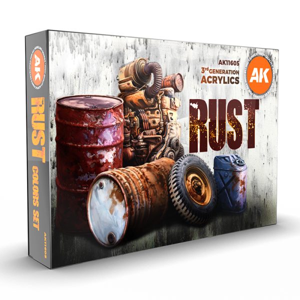 AK Paint Set: RUST AND ABANDONED