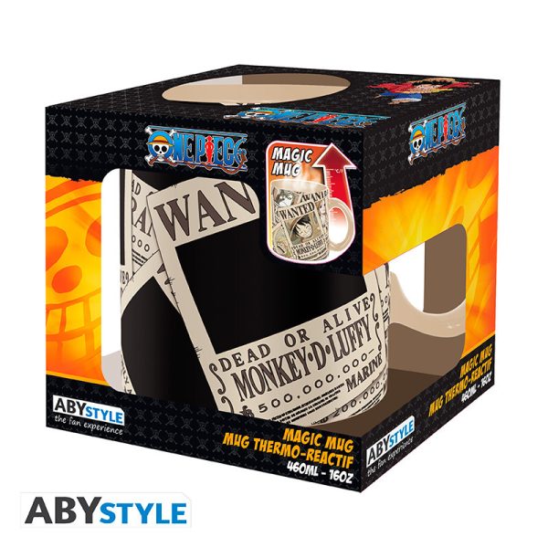 Abysse: One Piece - Wanted Heat Change Mug (460ml)