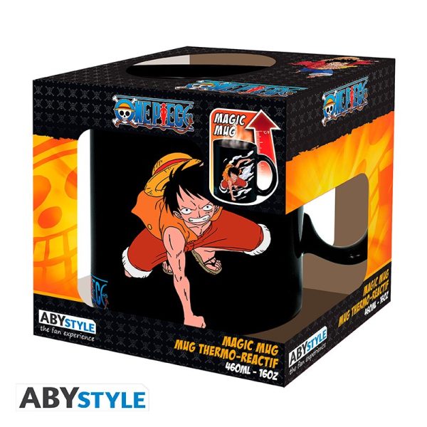 Abysse One Piece - Luffy and Ace Heat Change Mug (460ml)