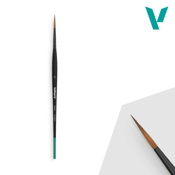 Vallejo - Synthetic Round - Detail No. 3 Brush