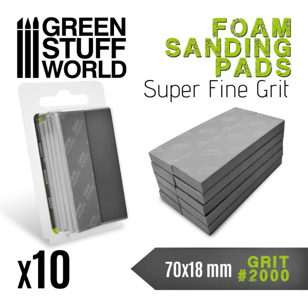 Green Stuff World: Foam Sanding Pads 2000 grit