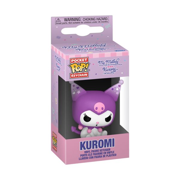 Funko Pocket Pop!: My Melody (50th Ann.) Kuromi (20th Ann.) - Kuromi Vinyl Figure Keychain
