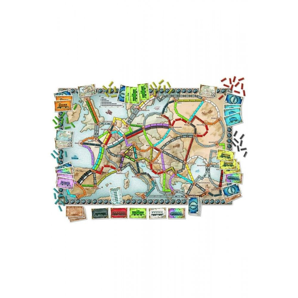 Επιτραπέζιο Παιχνίδι Ticket To Ride: Ευρώπη (Ελληνική Έκδοση)