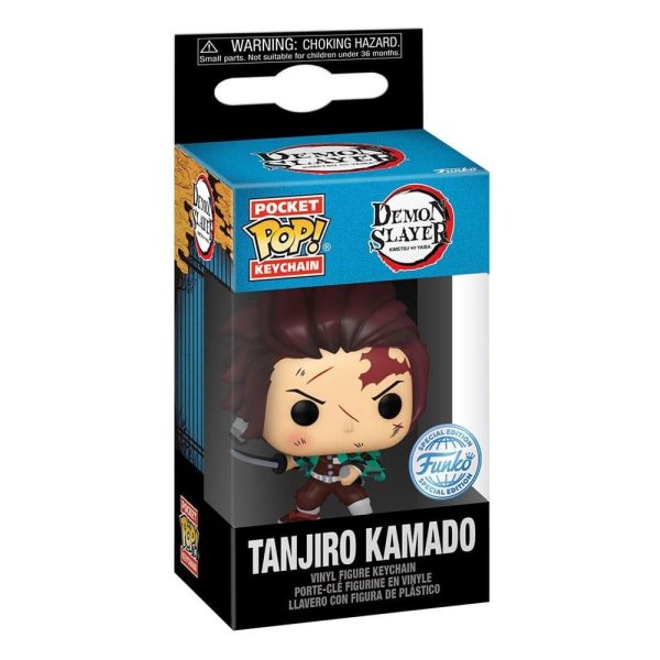 Funko Pocket POP! Keychain Demon Slayer: Kimetsu no Yaiba - Tanjiro Kamado Figure (Exclusive)