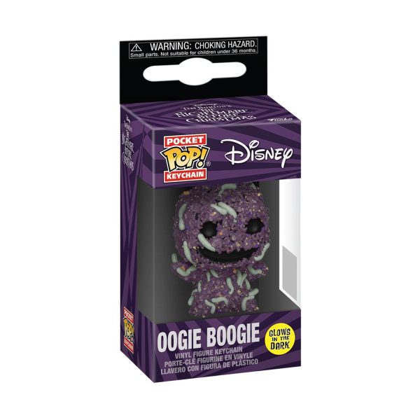 Funko Pocket Pop! Disney: The Night Before Christmas - Oogie Boogie (Glows in The Dark) Vinyl Figure Keychain